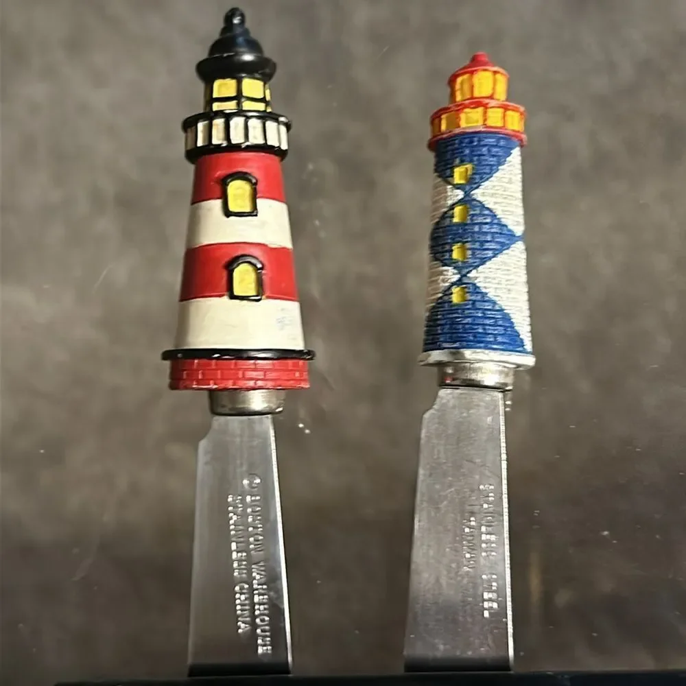 Lighthouse Stainless Steel Butter Knives!
